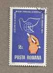 Stamps Romania -  25 Aniv. del movimiento para mantener la paz