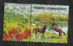 Stamps Turkey -  134 - Caballos