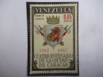 Sellos de America - Venezuela -  Cuatricentenario de la Ciudad de Caracas (1567-1967) - Diego de Losada, su fundador.