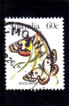 Stamps Australia -  Mariposas