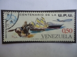 Stamps Venezuela -  Centenario de la U.P.U. - Unión Postal Universal - Transporte del Correo.