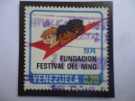 Stamps Venezuela -  1974 Fundación Festival del Niño - Serie: Día del Niño .