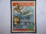 Sellos de America - Venezuela -  Festival del Niño 1967 - Niño con Molinete.