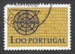 Sellos de Europa - Portugal -  968 - Crismón Alfa y Omega
