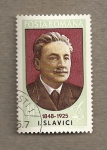 Stamps Romania -  I. Slavici, escritor