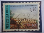 Stamps Venezuela -  Electrificación del País - Represa de Macagua.