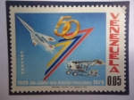 Stamps Venezuela -  Año Jubilar de la Aviación Venezolana (1920-1970)