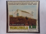 Sellos de America - Venezuela -  Cuatricentenario de la Ciudad de Carora (1569-1969) - El Cerro de la Cruz 