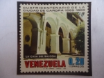 Sellos de America - Venezuela -  Cuatricentenario de la Ciudad de Carora (1569-1969) - La Casa del Balcón