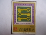 Stamps Venezuela -  XXX Aniversario Contraloría General de la República-Tres Históricas Claves de la Cédula Real (1531)