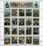 Stamps : America : United_States :  Guerra civil