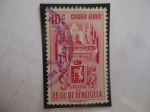 Stamps Venezuela -  EE.UU. de Venezuela-Serie: Escudo de Armas de Caracas - Horizonte.