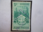 Stamps Venezuela -  EE.UU. de Venezuela - Estado Carabobo- Escudo de Armas.
