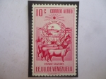 Stamps Venezuela -  EE.UU. de Venezuela - Estado Cojedes - Escudo de Armas.