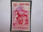 Stamps Venezuela -  EEUU. de Venezuela - Estado Aragua - Escudo de Armas.