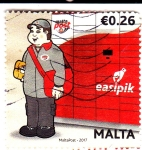 Sellos de Europa - Malta -  Cartero
