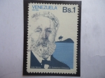 Stamps Venezuela -  El Soberbio Orinoco (1898) del Escritor Francés, Julio Verne (1828-1905)
