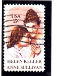 Sellos de America - Estados Unidos -  Helen Keller y Anne Sullivan
