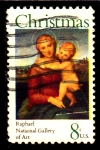 Stamps : America : United_States :  Virgen y Niño