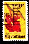Stamps United States -  Navidad-angel