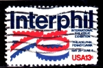 Stamps United States -  Exibición filatelia internacional Philadelphia