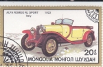 Stamps Mongolia -  Coche de epoca- Alfa Romeo 1922