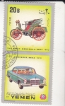 Stamps Yemen -  Coches de epoca Mercedes Benz