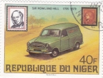 Stamps : Africa : Niger :  Furgoneta de correos