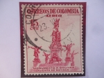 Stamps Colombia -  Monumento a Simón Bolivar en el puente de Boyacá-Dpto.de Boyacá-Col