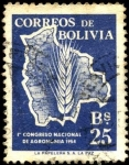 Stamps Bolivia -  Primer congreso nacional de agronomía.