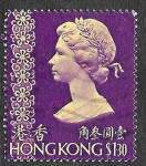 Stamps Hong Kong -  284 - Isabel II