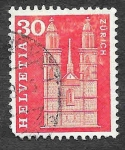 Stamps Switzerland -  387 - Grossmünster