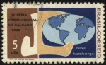 Stamps : America : Brazil :  4ta. feria internacional del calzado de Nuevo Hamburgo.