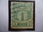 Stamps Dominican Republic -  Faro a Colón - Correspondencia Oficial