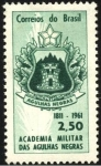 Stamps Brazil -  150 años de la Academia militar de las Agujas Negras.