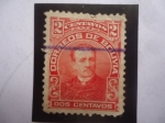 Stamps : America : Bolivia :  Eliodoro Camacho (1831-1899)- Presidente desde 1883 al 1894- Serie:  Políticos.