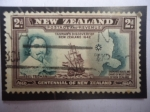 Sellos de Oceania - Nueva Zelanda -  Abel Tasman (1603-1650)-Centennial of New Zealand (1840-1940)-Postage and revenue