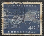 Sellos de Europa - Alemania -  Juegos Olímpicos 1960 Romama