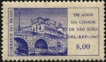 Stamps : America : Brazil :  250 aniversario de la ciudad São João del Rei.