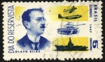 Stamps Brazil -  Día del reservista. OLAVO BILAC defensor del servicio militar obligatorio como forma de combatir el