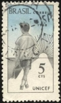 Stamps Brazil -  UNICEF.