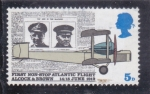 Stamps : Europe : United_Kingdom :  primer vuelo atlántico sin parar alcock & brown