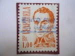 Stamps Venezuela -  Simón Bolívar (1783-1830) y el pintor Santafereño, José María Espinosa(1796-1883)