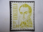 Stamps Venezuela -  Simón Bolívar (1783-1830) y el pintor Santafereño, José María Espinosa(1796-1883)