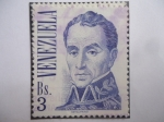 Stamps Venezuela -  Simón Bolívar (1783-1830) y el pintor Santafereño, José María Espinosa(1796-1883)