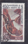 Stamps Mexico -  450 aniv. de la muerte emperador Ecuatemoc