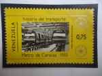 Sellos de America - Venezuela -  Historia del Transporte-Metro de Caracas 1981-Patios y Talleres.