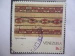 Stamps Venezuela -  Tejido Indígena - Serie: Arte Folclórico.