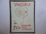 Sellos de America - Venezuela -  Caricaturista y Muralista, Pedro León Zapata (1929-2015) - Desarrollo de la Inteligencia.