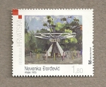 Stamps Croatia -  Pintura moderna croata